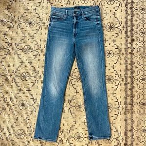 Mother The Mid Rise Dazzler Ankle Jeans In We The Animals